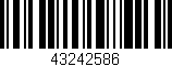 Código de barras (EAN, GTIN, SKU, ISBN): '43242586'
