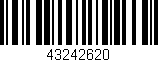 Código de barras (EAN, GTIN, SKU, ISBN): '43242620'