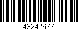 Código de barras (EAN, GTIN, SKU, ISBN): '43242677'