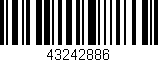 Código de barras (EAN, GTIN, SKU, ISBN): '43242886'