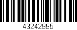 Código de barras (EAN, GTIN, SKU, ISBN): '43242995'