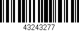 Código de barras (EAN, GTIN, SKU, ISBN): '43243277'