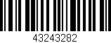 Código de barras (EAN, GTIN, SKU, ISBN): '43243282'