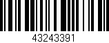 Código de barras (EAN, GTIN, SKU, ISBN): '43243391'