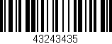 Código de barras (EAN, GTIN, SKU, ISBN): '43243435'
