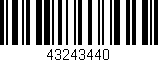 Código de barras (EAN, GTIN, SKU, ISBN): '43243440'