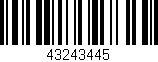 Código de barras (EAN, GTIN, SKU, ISBN): '43243445'