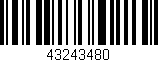 Código de barras (EAN, GTIN, SKU, ISBN): '43243480'