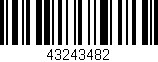 Código de barras (EAN, GTIN, SKU, ISBN): '43243482'