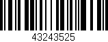 Código de barras (EAN, GTIN, SKU, ISBN): '43243525'