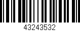 Código de barras (EAN, GTIN, SKU, ISBN): '43243532'