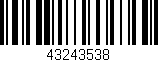 Código de barras (EAN, GTIN, SKU, ISBN): '43243538'