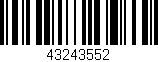 Código de barras (EAN, GTIN, SKU, ISBN): '43243552'