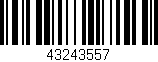 Código de barras (EAN, GTIN, SKU, ISBN): '43243557'