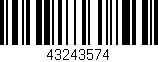 Código de barras (EAN, GTIN, SKU, ISBN): '43243574'