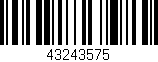 Código de barras (EAN, GTIN, SKU, ISBN): '43243575'