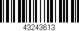Código de barras (EAN, GTIN, SKU, ISBN): '43243613'