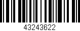 Código de barras (EAN, GTIN, SKU, ISBN): '43243622'