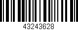 Código de barras (EAN, GTIN, SKU, ISBN): '43243628'