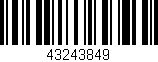 Código de barras (EAN, GTIN, SKU, ISBN): '43243849'