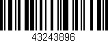 Código de barras (EAN, GTIN, SKU, ISBN): '43243896'
