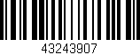Código de barras (EAN, GTIN, SKU, ISBN): '43243907'