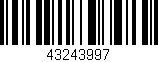 Código de barras (EAN, GTIN, SKU, ISBN): '43243997'