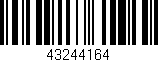 Código de barras (EAN, GTIN, SKU, ISBN): '43244164'