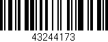 Código de barras (EAN, GTIN, SKU, ISBN): '43244173'