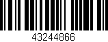 Código de barras (EAN, GTIN, SKU, ISBN): '43244866'