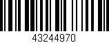 Código de barras (EAN, GTIN, SKU, ISBN): '43244970'