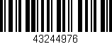 Código de barras (EAN, GTIN, SKU, ISBN): '43244976'