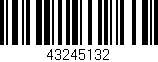 Código de barras (EAN, GTIN, SKU, ISBN): '43245132'
