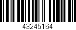 Código de barras (EAN, GTIN, SKU, ISBN): '43245164'