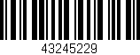 Código de barras (EAN, GTIN, SKU, ISBN): '43245229'