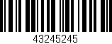 Código de barras (EAN, GTIN, SKU, ISBN): '43245245'