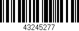 Código de barras (EAN, GTIN, SKU, ISBN): '43245277'