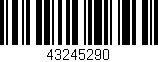 Código de barras (EAN, GTIN, SKU, ISBN): '43245290'
