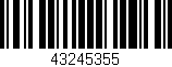 Código de barras (EAN, GTIN, SKU, ISBN): '43245355'