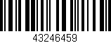 Código de barras (EAN, GTIN, SKU, ISBN): '43246459'