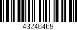 Código de barras (EAN, GTIN, SKU, ISBN): '43246469'