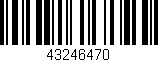 Código de barras (EAN, GTIN, SKU, ISBN): '43246470'