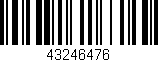 Código de barras (EAN, GTIN, SKU, ISBN): '43246476'