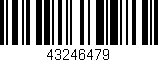 Código de barras (EAN, GTIN, SKU, ISBN): '43246479'