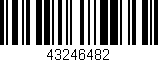 Código de barras (EAN, GTIN, SKU, ISBN): '43246482'
