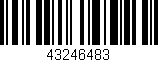 Código de barras (EAN, GTIN, SKU, ISBN): '43246483'