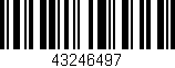 Código de barras (EAN, GTIN, SKU, ISBN): '43246497'