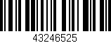 Código de barras (EAN, GTIN, SKU, ISBN): '43246525'