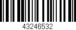Código de barras (EAN, GTIN, SKU, ISBN): '43246532'