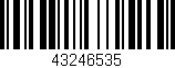 Código de barras (EAN, GTIN, SKU, ISBN): '43246535'